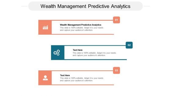 Wealth Management Predictive Analytics Ppt PowerPoint Presentation Portfolio Demonstration Cpb