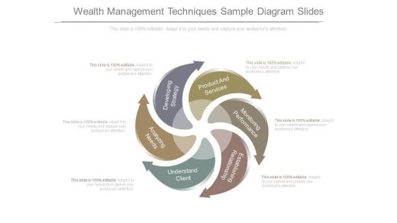 Wealth Management Techniques Sample Diagram Slides