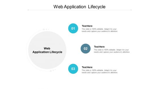 Web Application Lifecycle Ppt PowerPoint Presentation Model Graphic Images Cpb