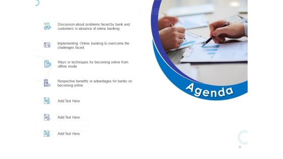 Web Banking For Financial Transactions Agenda Ppt Slides Graphics Tutorials PDF Web Banking For Financial Transactions Agenda Ppt Slides Graphics Tutorials PDF