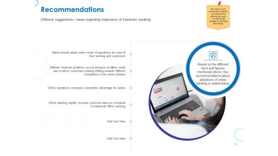 Web Banking For Financial Transactions Recommendations Ppt Design Templates PDF