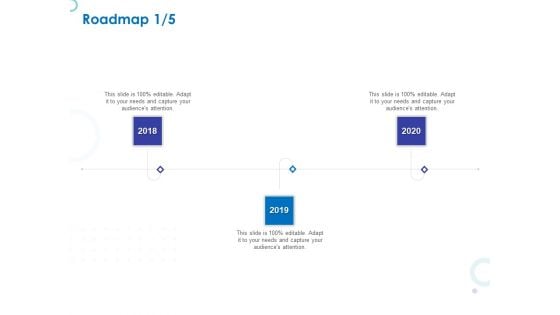 Web Banking For Financial Transactions Roadmap 2018 To 2020 Ppt Inspiration Tips PDF