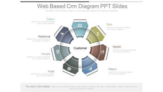 Web Based Crm Diagram Ppt Slides