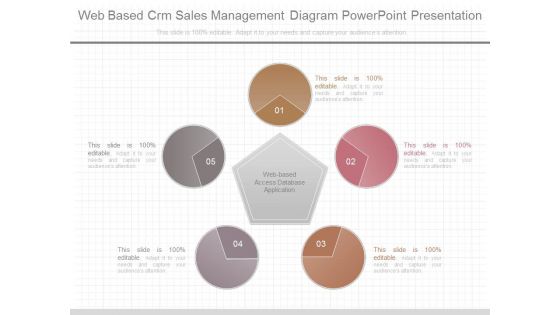 Web Based Crm Sales Management Diagram Powerpoint Presentation