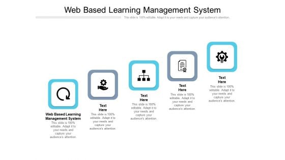Web Based Learning Management System Ppt PowerPoint Presentation Diagram Templates Cpb Pdf