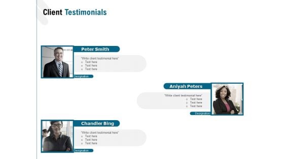 Web Based User Interface Client Testimonials Ppt Portfolio Guide PDF