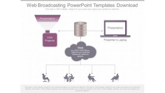 Web Broadcasting Powerpoint Templates Download