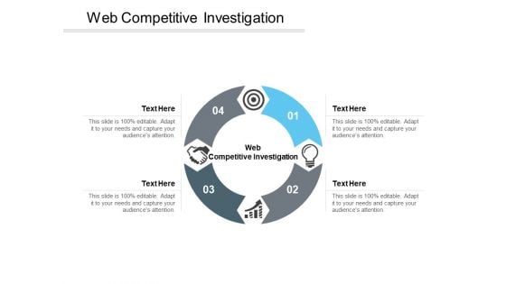 Web Competitive Investigation Ppt PowerPoint Presentation Gallery Brochure Cpb
