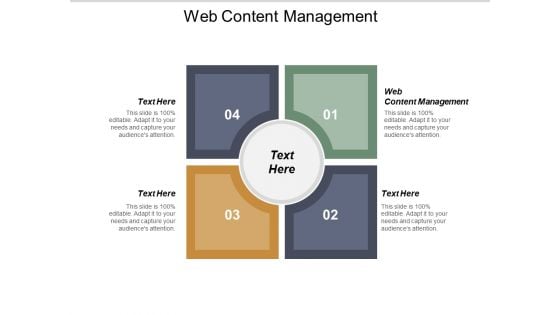 Web Content Management Ppt PowerPoint Presentation Icon Themes Cpb