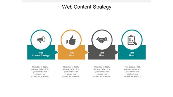 Web Content Strategy Ppt PowerPoint Presentation Portfolio Background Designs Cpb