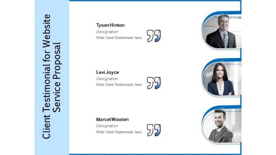 Web Design Template Client Testimonial For Website Service Proposal Diagrams PDF Web Design Template Client Testimonial For Website Service Proposal Diagrams PDF