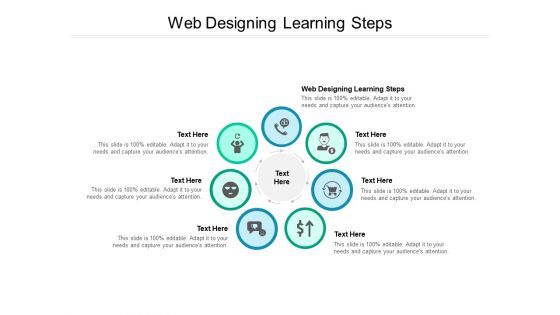 Web Designing Learning Steps Ppt PowerPoint Presentation Infographic Template Ideas Cpb