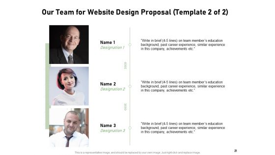 Web Designing Project Proposal Ppt PowerPoint Presentation Complete Deck With Slides