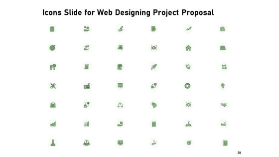Web Designing Project Proposal Ppt PowerPoint Presentation Complete Deck With Slides Slide28