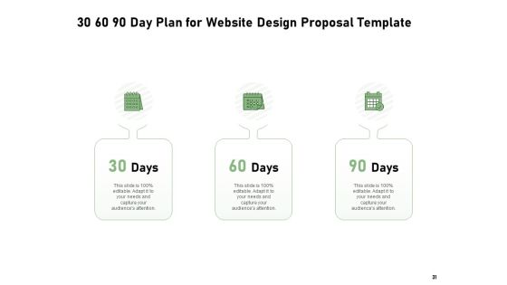Web Designing Project Proposal Ppt PowerPoint Presentation Complete Deck With Slides Slide31