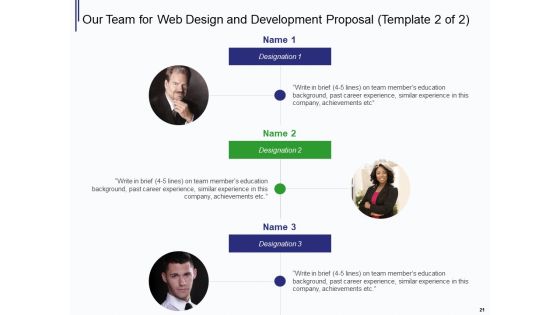 Web Development IT And Design Proposal Ppt PowerPoint Presentation Complete Deck With Slides Slide21