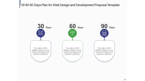 Web Development IT And Design Proposal Ppt PowerPoint Presentation Complete Deck With Slides Slide31