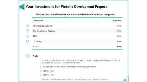 Web Development IT And Design Proposal Templates Ppt PowerPoint Presentation Complete Deck With Slides Slide08