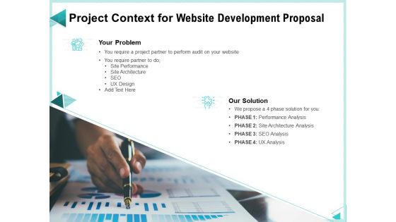 Web Development IT And Design Templates Project Context For Website Development Proposal Rules PDF