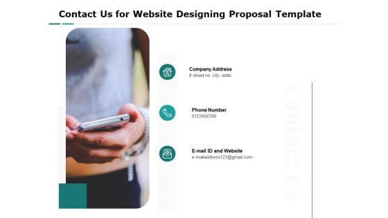 Web Engineering Contact Us For Website Designing Proposal Template Ppt Show Introduction PDF