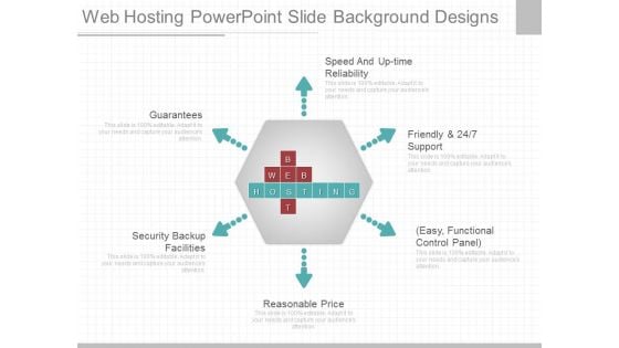 Web Hosting Powerpoint Slide Background Designs