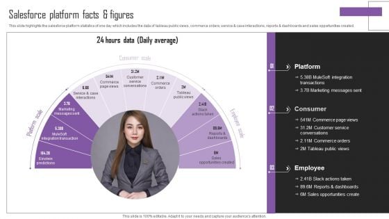 Web Hosting Software Company Outline Salesforce Platform Facts And Figures Graphics PDF