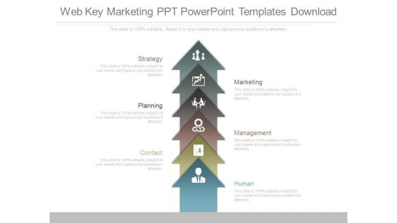 Web Key Marketing Ppt Powerpoint Templates Download