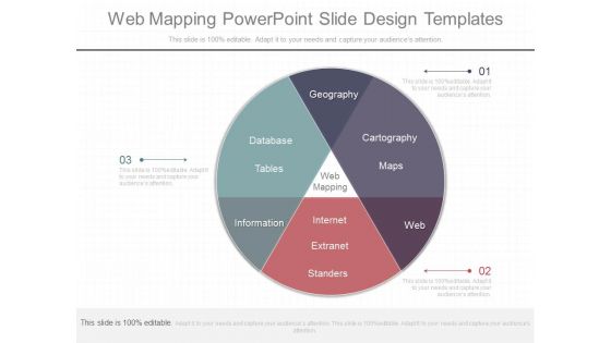 Web Mapping Powerpoint Slide Design Templates