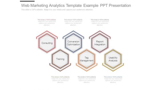 Web Marketing Analytics Template Example Ppt Presentation