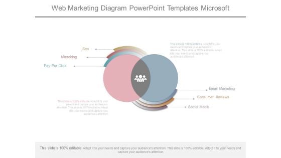 Web Marketing Diagram Powerpoint Templates Microsoft