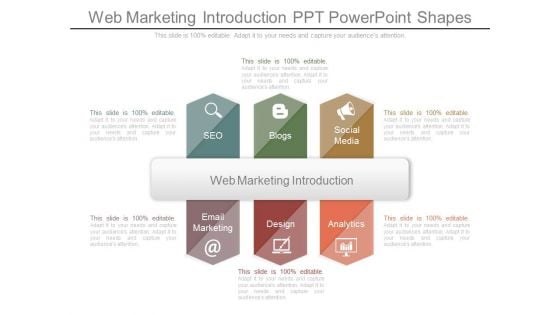 Web Marketing Introduction Ppt Powerpoint Shapes