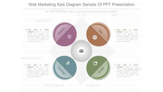 Web Marketing Kpis Diagram Sample Of Ppt Presentation