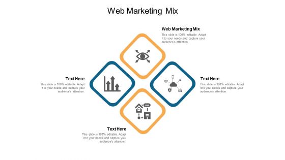 Web Marketing Mix Ppt PowerPoint Presentation Gallery Information Cpb