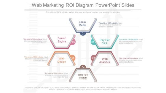 Web Marketing Roi Diagram Powerpoint Slides