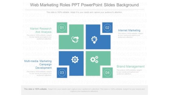 Web Marketing Roles Ppt Powerpoint Slides Background Web Marketing Roles Ppt Powerpoint Slides Background