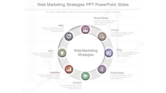 Web Marketing Strategies Ppt Powerpoint Slides