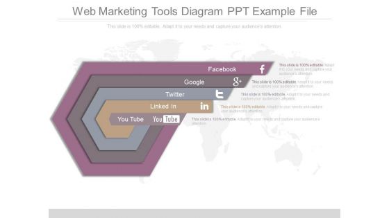 Web Marketing Tools Diagram Ppt Example File