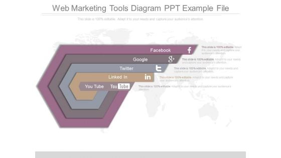 Web Marketing Tools Diagram Ppt Example File