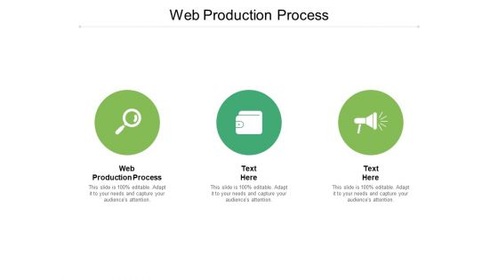 Web Production Process Ppt PowerPoint Presentation Portfolio Deck Cpb