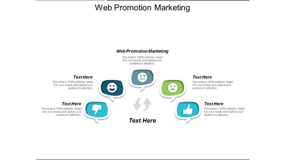 Web Promotion Marketing Ppt Powerpoint Presentation Templates Cpb