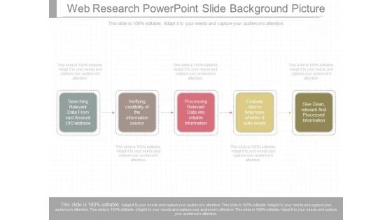 Web Research Powerpoint Slide Background Picture