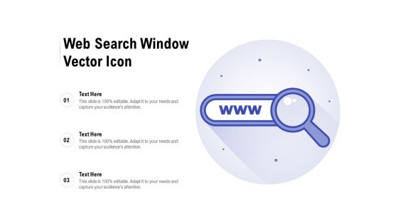 Web Search Window Vector Icon Ppt PowerPoint Presentation Inspiration Smartart PDF