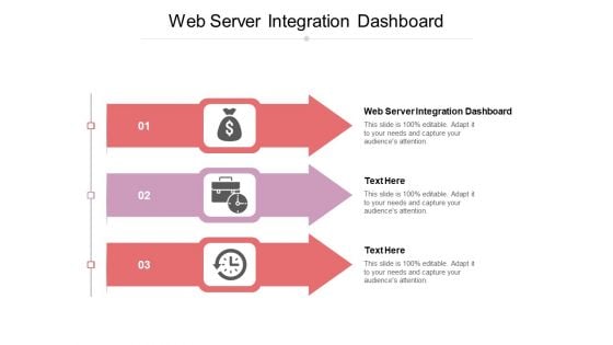 Web Server Integration Dashboard Ppt PowerPoint Presentation Infographics Deck Cpb