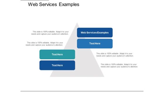 Web Services Examples Ppt PowerPoint Presentation Ideas Show Cpb