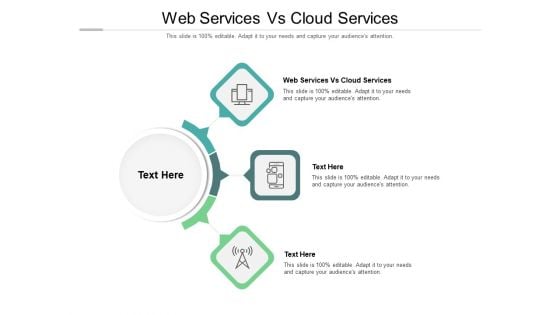 Web Services Vs Cloud Services Ppt PowerPoint Presentation Pictures Slides Cpb Pdf