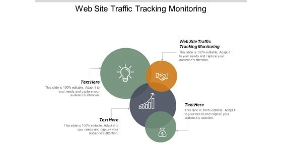 Web Site Traffic Tracking Monitoring Ppt PowerPoint Presentation Slides Cpb