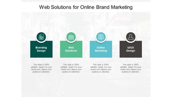 Web Solutions For Online Brand Marketing Ppt PowerPoint Presentation Model Portfolio