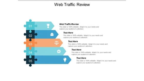 Web Traffic Review Ppt PowerPoint Presentation Slides Grid Cpb