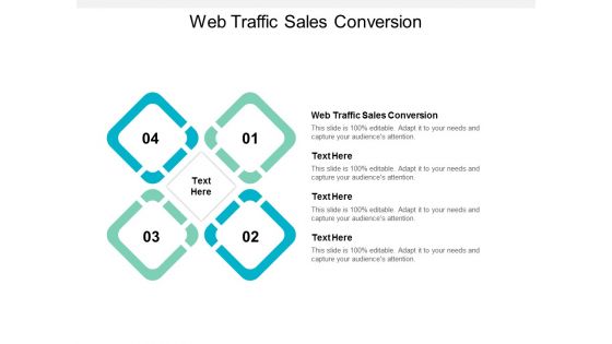 Web Traffic Sales Conversion Ppt PowerPoint Presentation Professional Show Cpb
