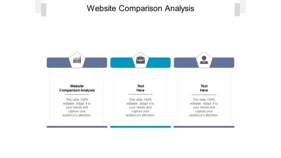 Website Comparison Analysis Ppt PowerPoint Presentation Layouts Templates Cpb Pdf